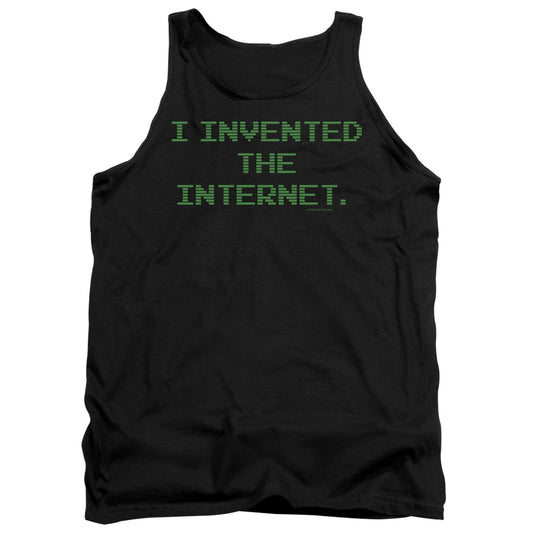 Invented The Internet - Adult Tank - Black