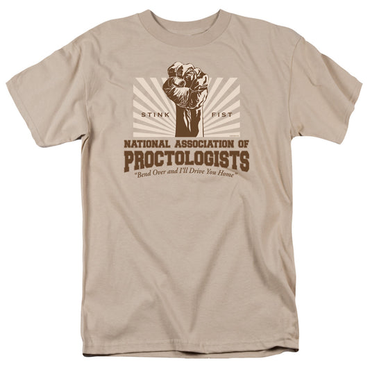 Proctologists - Short Sleeve Adult 18 - 1 - Sand T-shirt