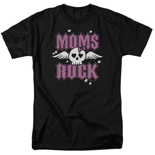Moms Rock - Short Sleeve Adult 18 - 1 - Black T-shirt