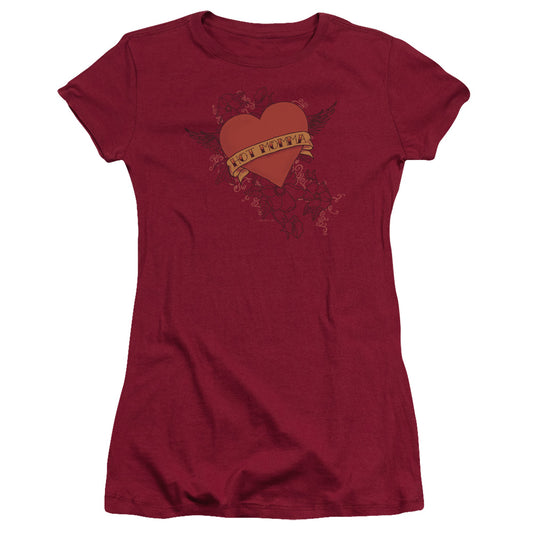 Hot Momma - Short Sleeve Junior Sheer - Red T-shirt