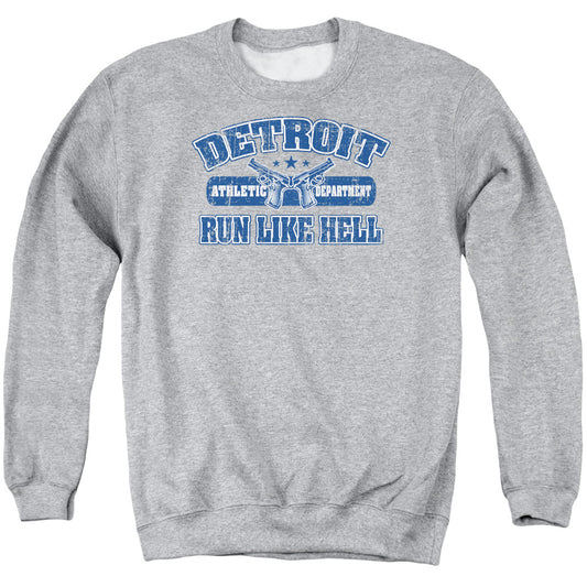 Run Like Hell - Adult Crewneck Sweatshirt - Athletic Heather