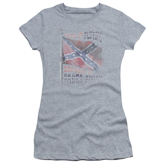 Keep Flying - Short Sleeve Junior Sheer - Athletic Heather T-shirt