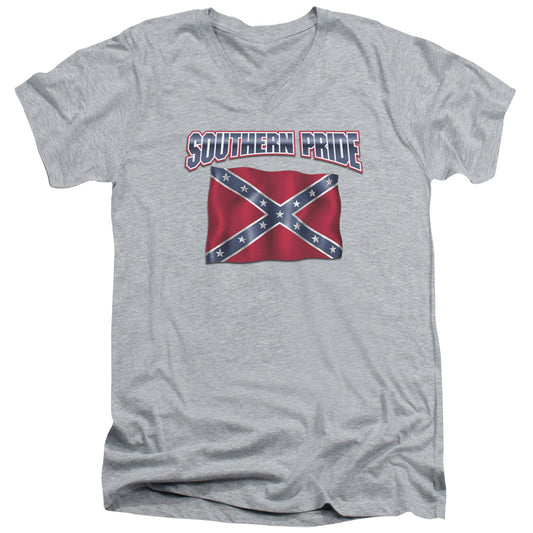 Sourthern Pride - Short Sleeve Adult V-neck - Athletic Heather T-shirt