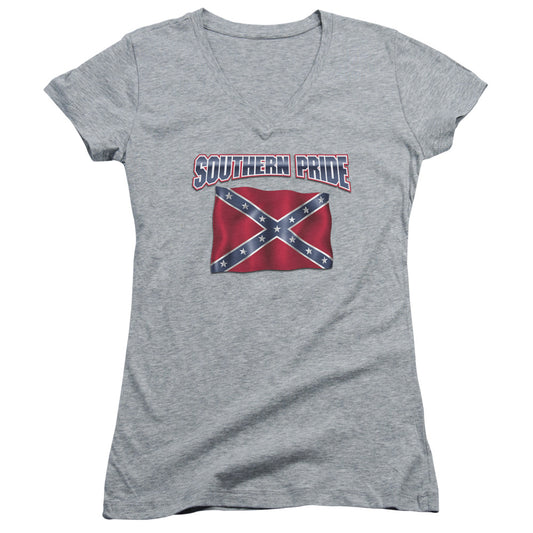 Sourthern Pride - Junior V-neck - Athletic Heather