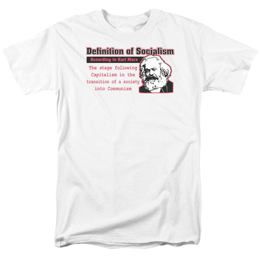 According To Marx - Short Sleeve Adult 18 - 1 - White T-shirt