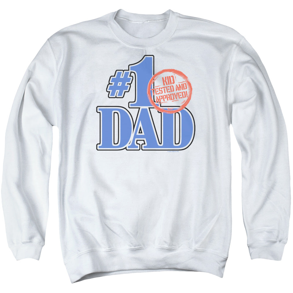 Kid Tested - Adult Crewneck Sweatshirt - White