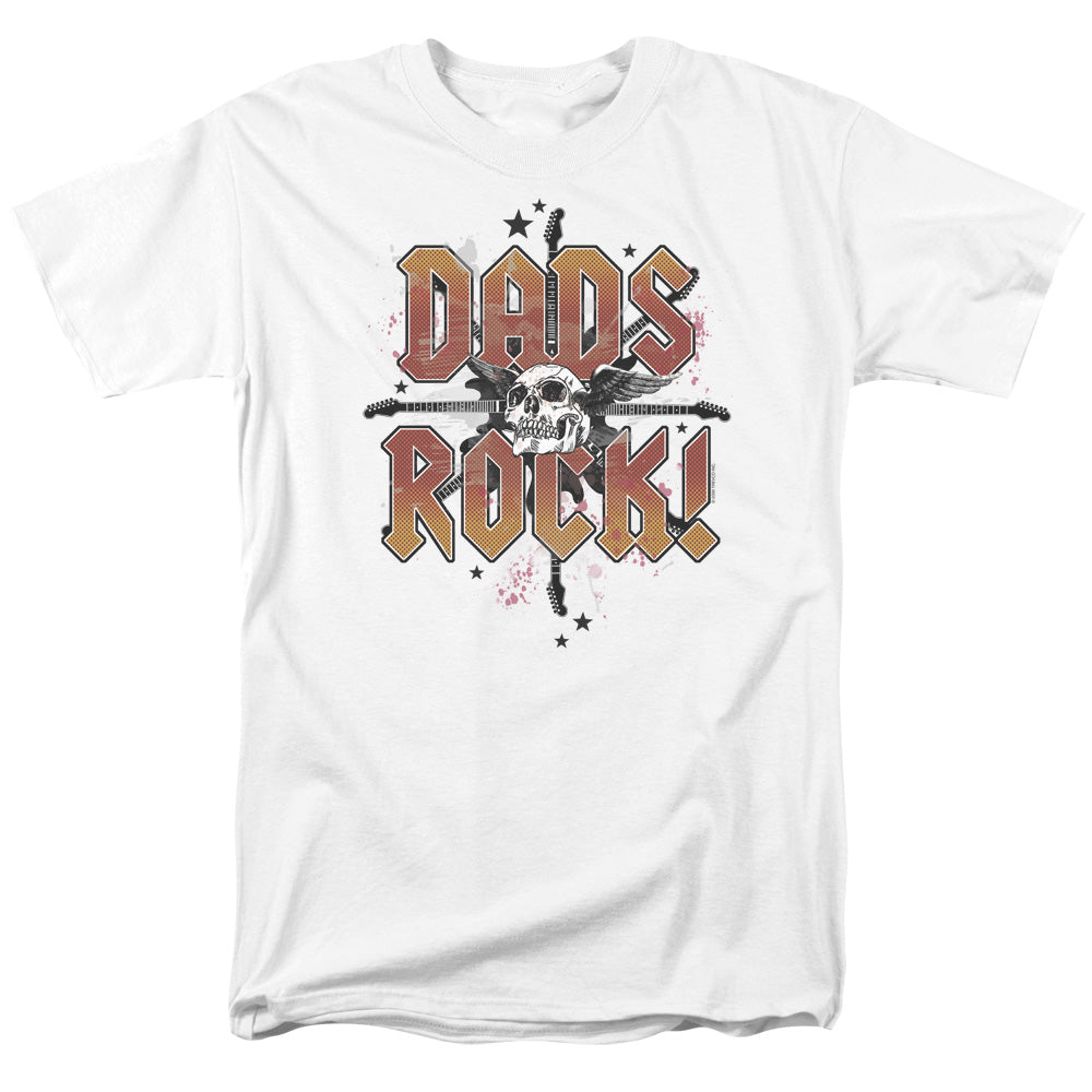 Dads Rock - Short Sleeve Adult 18 - 1 - White T-shirt