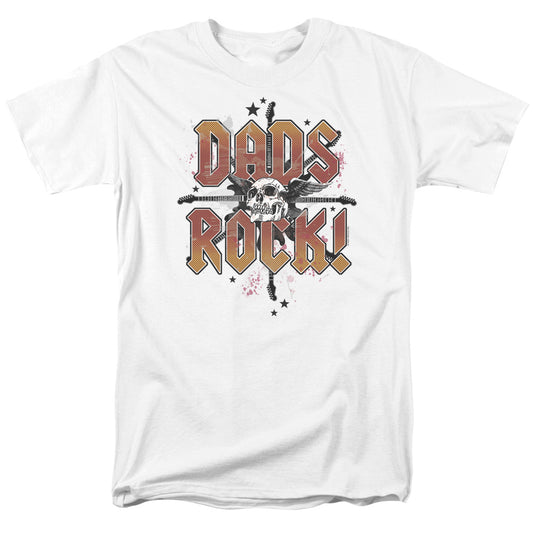 Dads Rock - Short Sleeve Adult 18 - 1 - White T-shirt