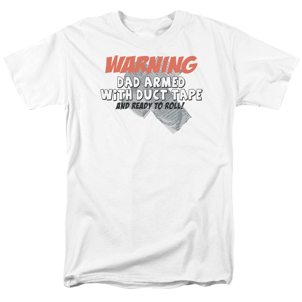 Duct Tape Dad - Short Sleeve Adult 18 - 1 - White T-shirt
