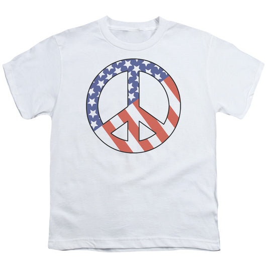 Patriot Peace - Short Sleeve Youth 18 - 1 - White T-shirt