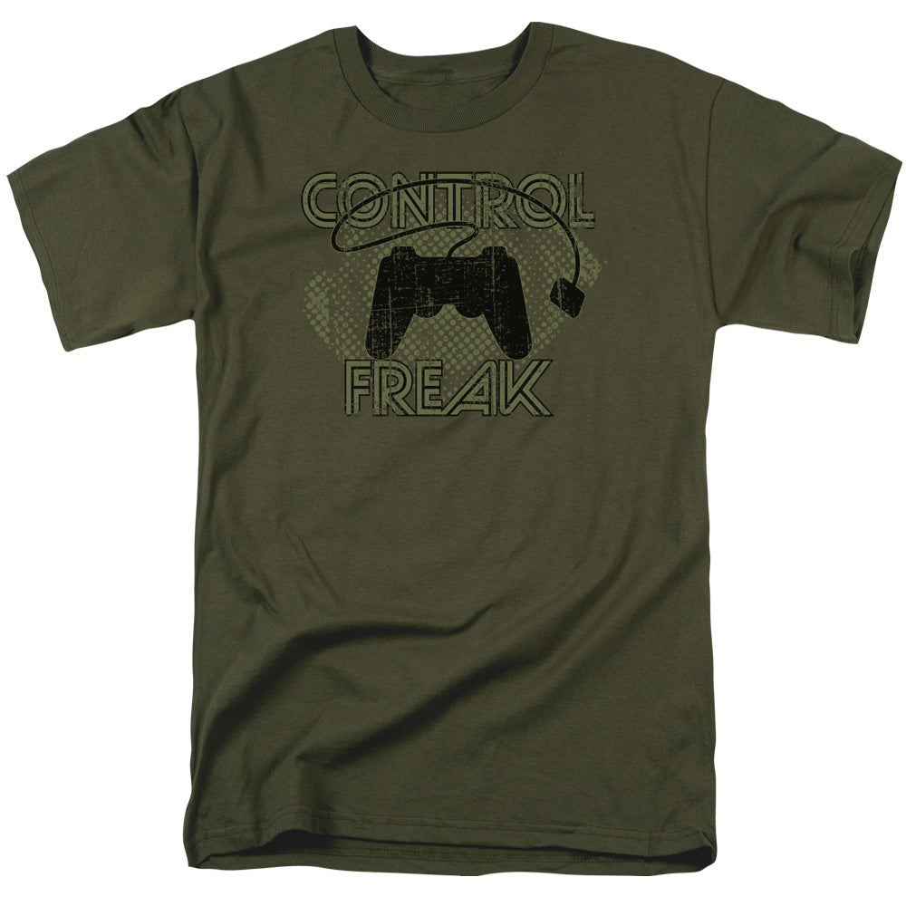 Control Freak - Short Sleeve Adult 18 - 1 - Military Green T-shirt