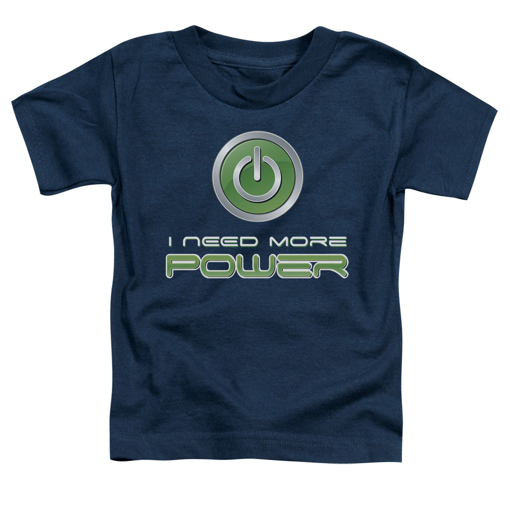 More Power - Short Sleeve Toddler Tee - Navy T-shirt