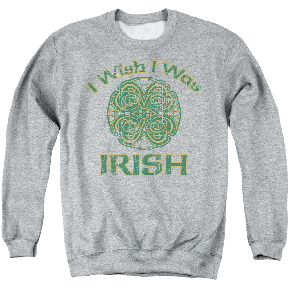 Irish Wish - Adult Crewneck Sweatshirt - Athletic Heather