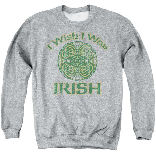 Irish Wish - Adult Crewneck Sweatshirt - Athletic Heather
