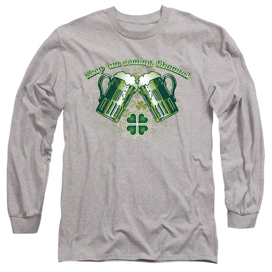 Green Beer - Long Sleeve Adult 18 - 1 - Athletic Heather T-shirt