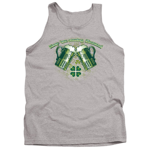 Green Beer - Adult Tank - Athletic Heather
