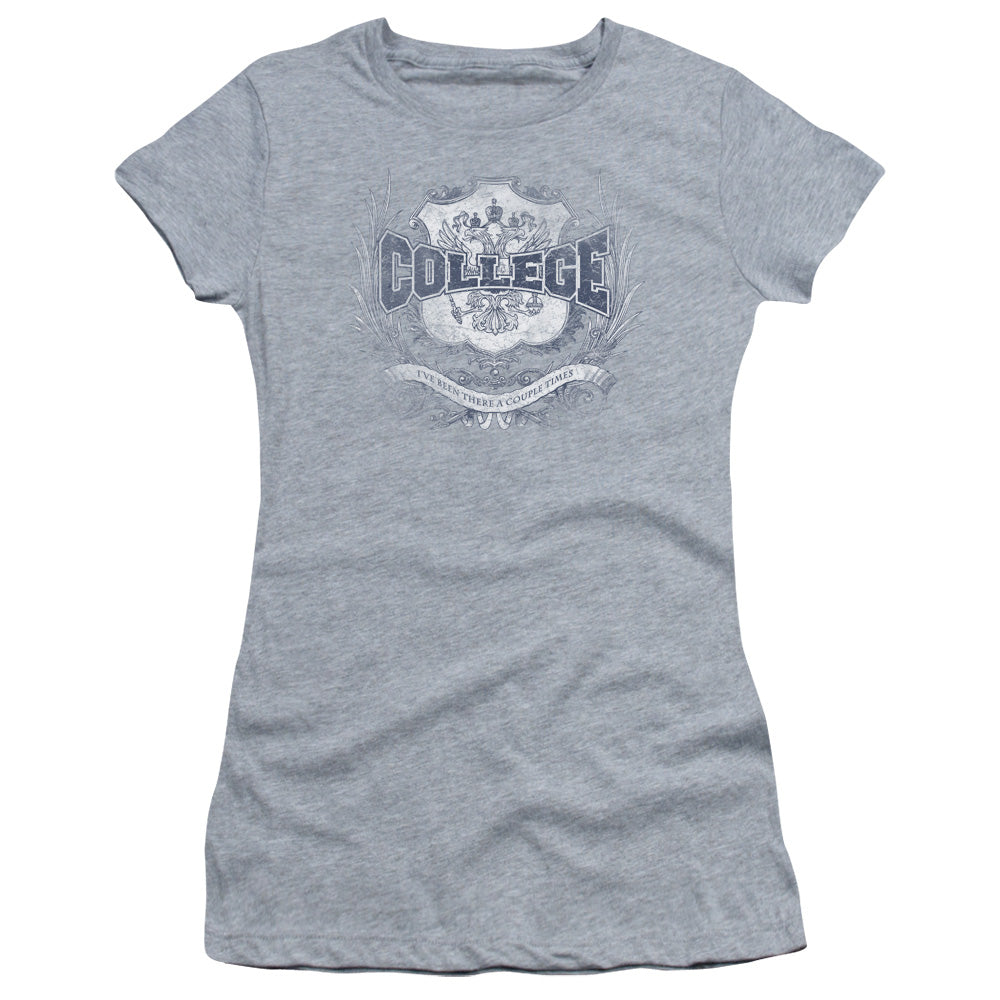 A Couple Of Times - Short Sleeve Junior Sheer - Athletic Heather T-shirt