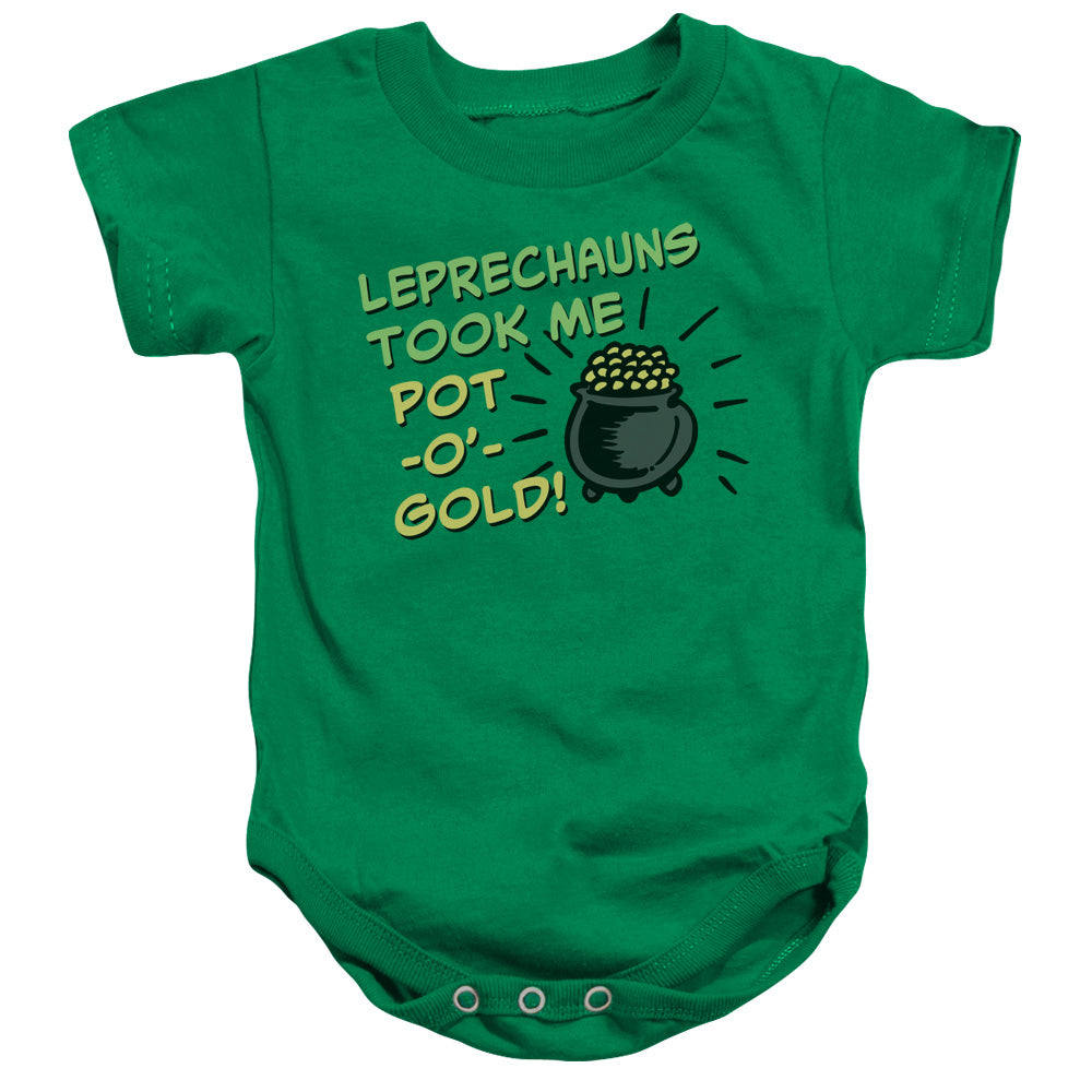 Merry Thieves-infant Snapsuit - Kelly Green