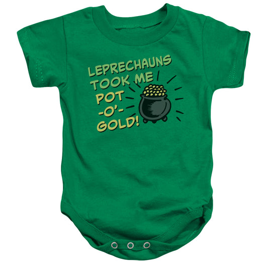 Merry Thieves-infant Snapsuit - Kelly Green