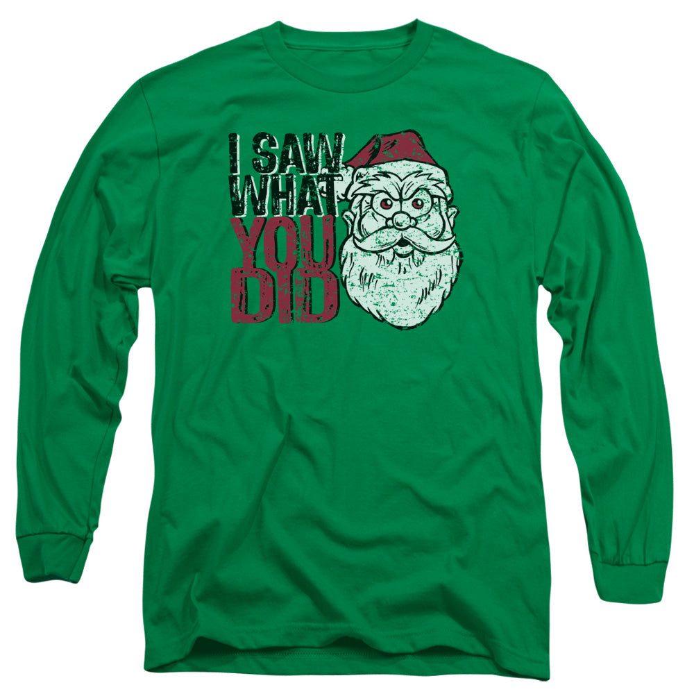 I Saw You - Long Sleeve Adult 18 - 1 - Kelly Green T-shirt