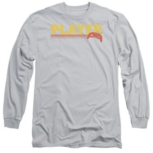 Player - Long Sleeve Adult 18 - 1 - Silver T-shirt