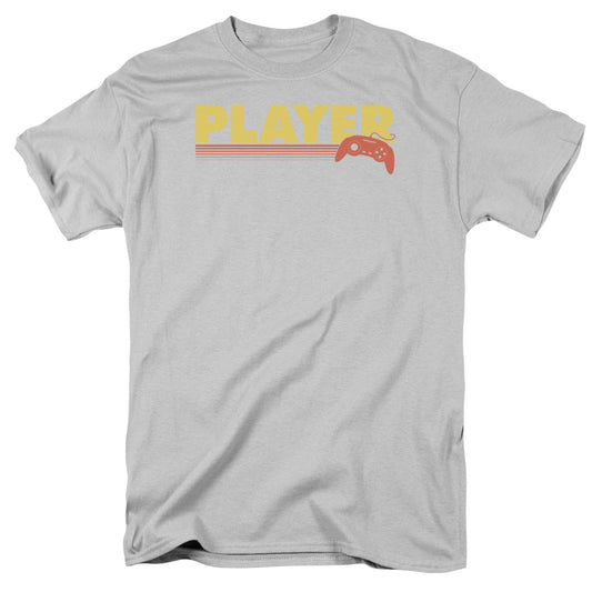 Player - Short Sleeve Adult 18 - 1 - Silver T-shirt