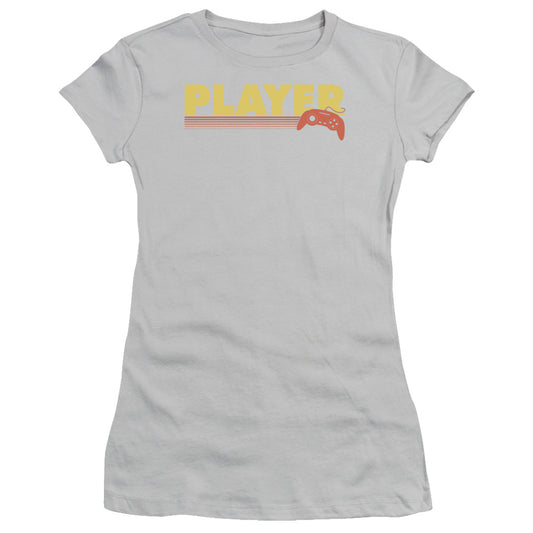 Player - Short Sleeve Junior Sheer - Silver T-shirt