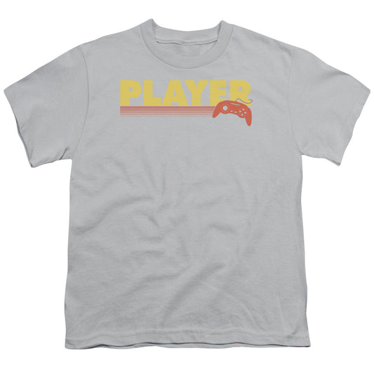 Player - Short Sleeve Youth 18 - 1 - Silver T-shirt