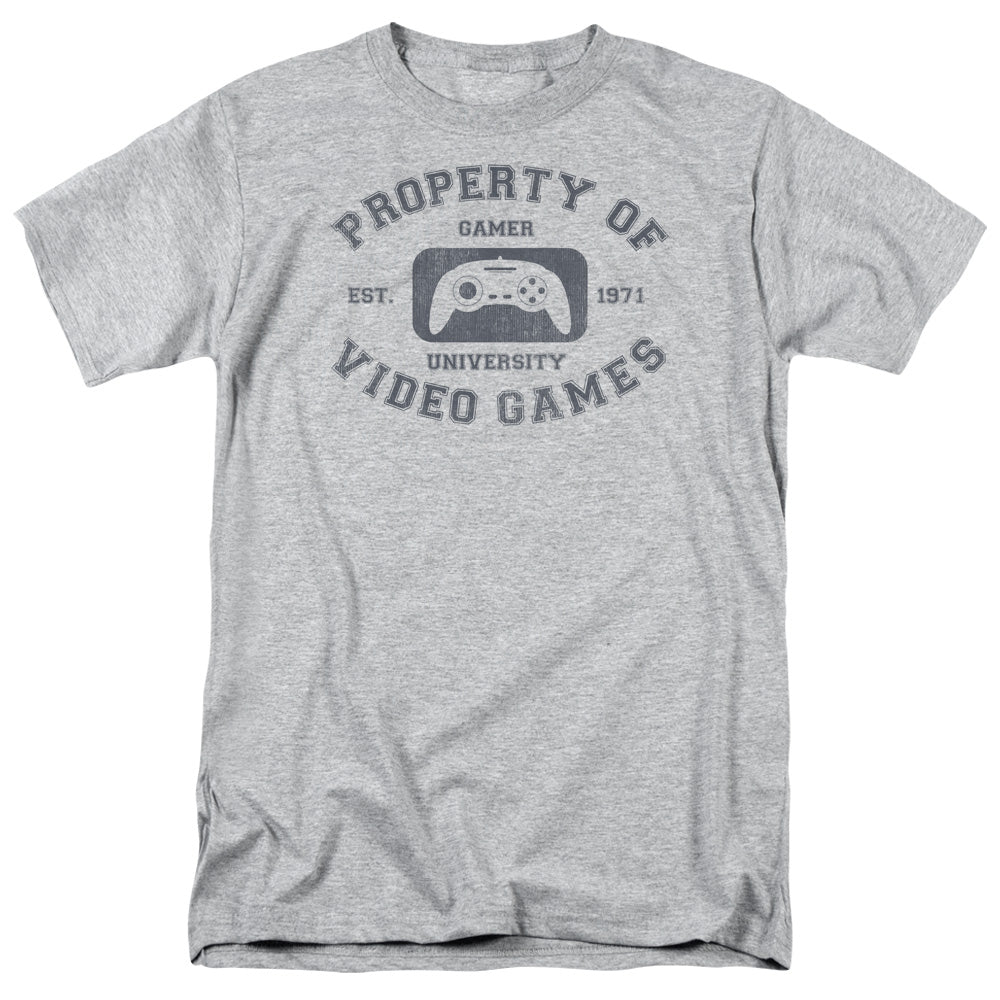 Gamer University - Short Sleeve Adult 18 - 1 - Athletic Heather T-shirt