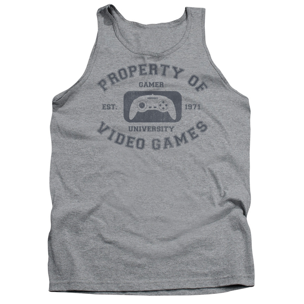 Gamer University - Adult Tank - Athletic Heather