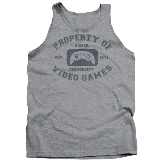 Gamer University - Adult Tank - Athletic Heather