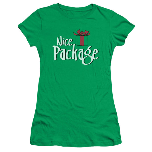 Nick Package - Short Sleeve Junior Sheer - Kelly Green T-shirt
