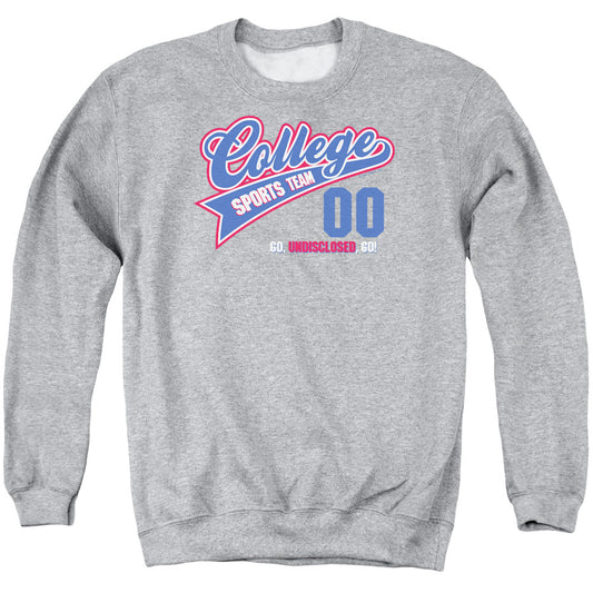 College Sports Team - Adult Crewneck Sweatshirt - Athletic Heather