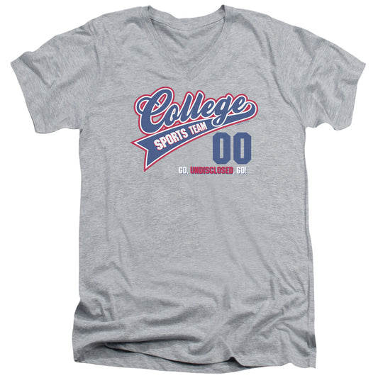 COLLEGE SPORTS TEAM-  ADULT V-NECK T-Shirt