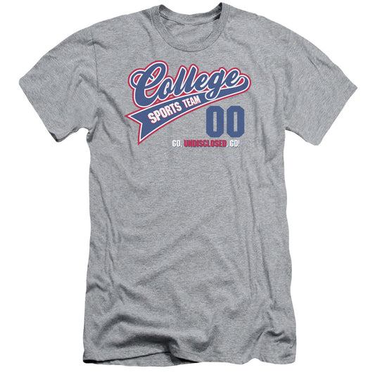 College Sports Team - Short Sleeve Adult 30 - 1 - Athletic Heather T-shirt