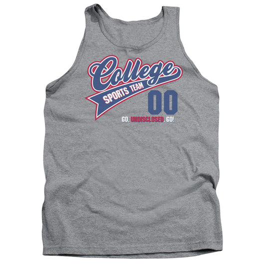 College Sports Team - Adult Tank - Athletic Heather