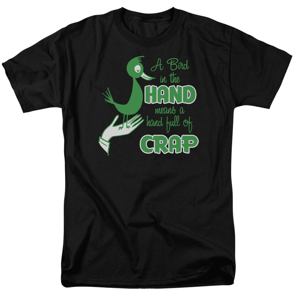 Bird In The Hand - Short Sleeve Adult 18 - 1 - Black T-shirt