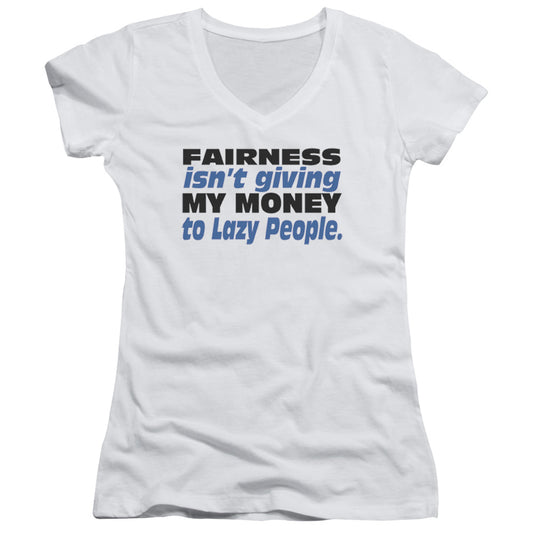 Fairness - Junior V-neck - White