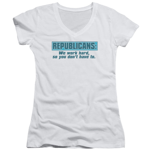 Repubilcans - Junior V-neck - White