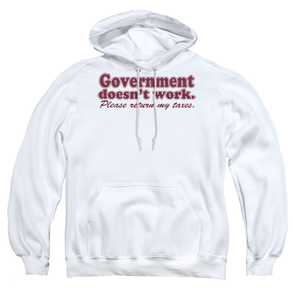 Doesnt Work - Adult Pull-over Hoodie - White
