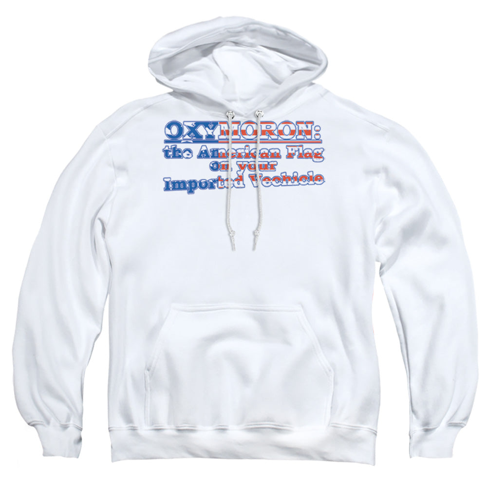 Oxymoron - Adult Pull-over Hoodie - White