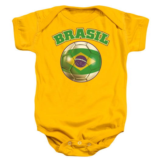 Brazil - Infant Snapsuit - Gold - Sm