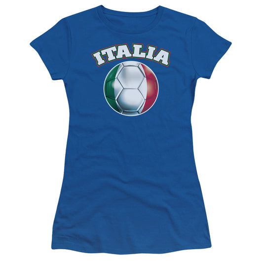Italia - Short Sleeve Junior Sheer - Royal Blue T-shirt