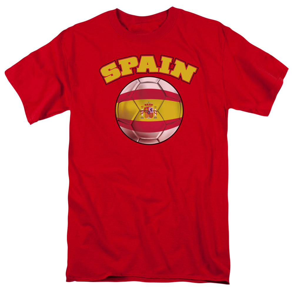 Spain - Short Sleeve Adult 18 - 1 - Red T-shirt