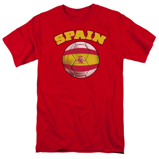 Spain - Short Sleeve Adult 18 - 1 - Red T-shirt