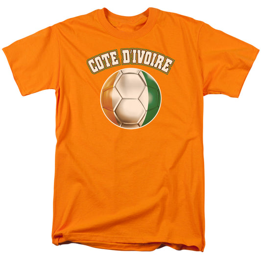 Cote Divoire - Short Sleeve Adult 18 - 1 - Orange T-shirt