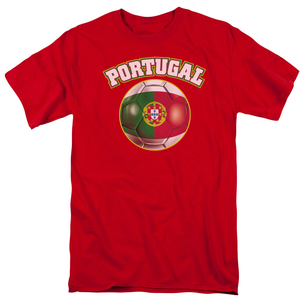 Portugal - Short Sleeve Adult 18 - 1 - Red T-shirt