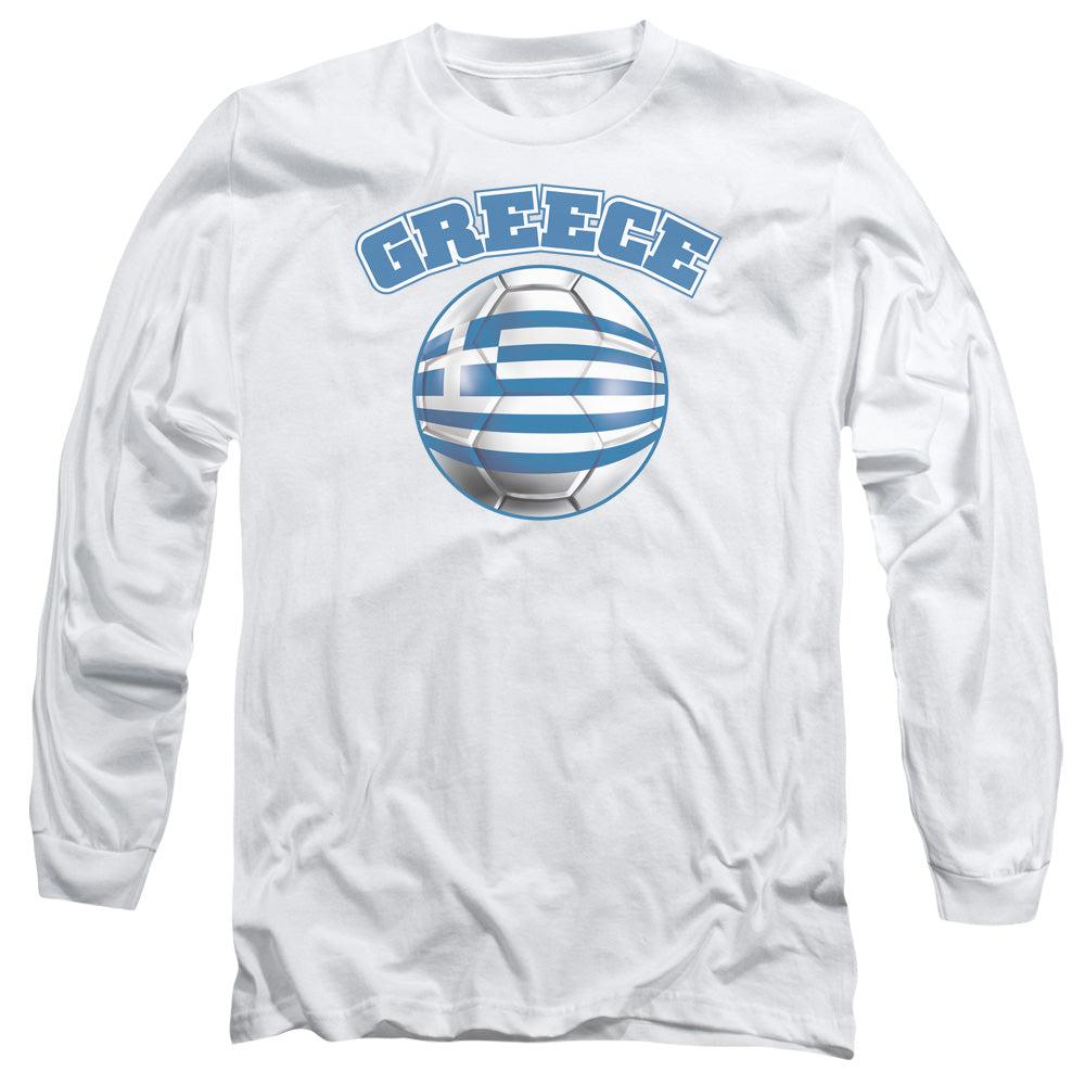 Greece - Long Sleeve Adult 18 - 1 - White T-shirt