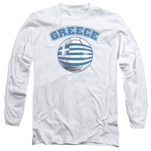 Greece - Long Sleeve Adult 18 - 1 - White T-shirt