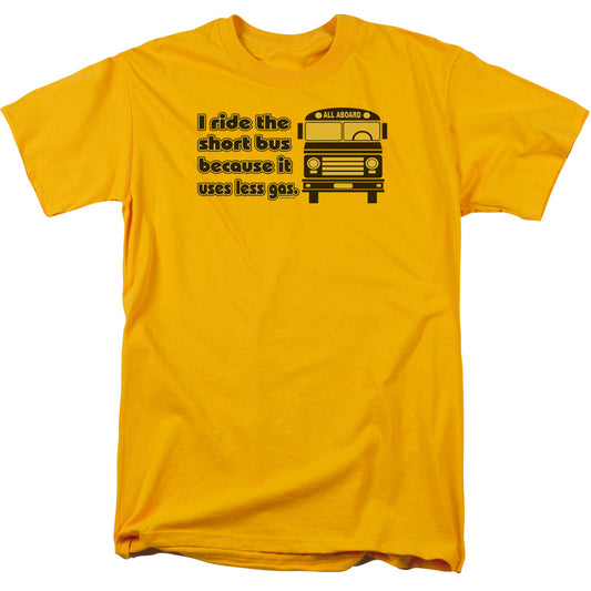 Short Bus - Short Sleeve Adult 18 - 1 - Gold T-shirt